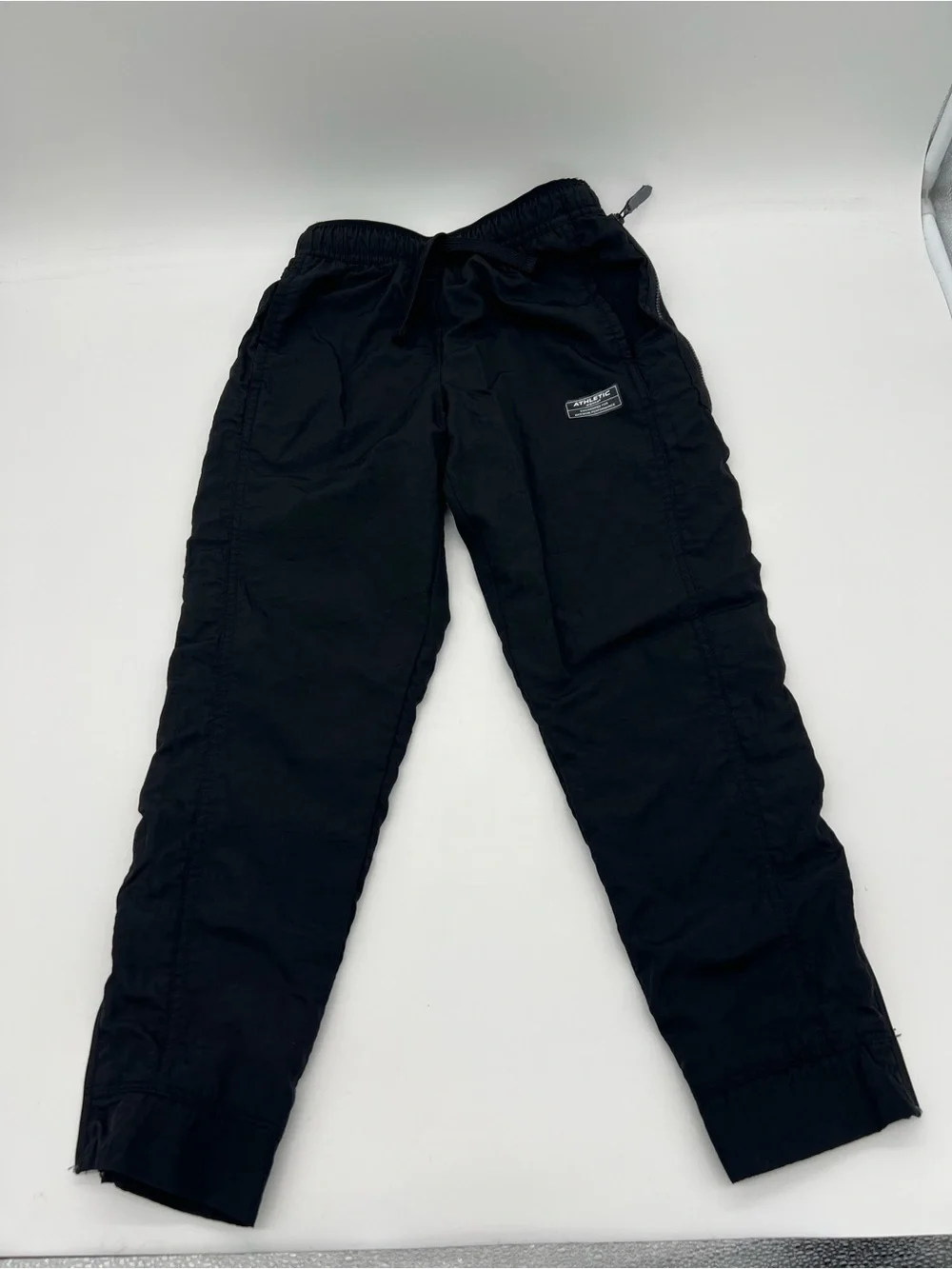Athletic Works boys Nylon Pants Black Sz S 6/7